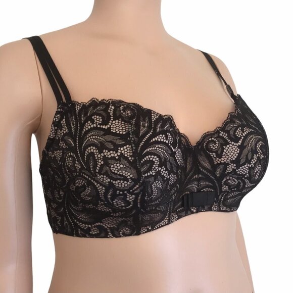 Paramour by Felina Sophia Full Figure Balconette Bra 42D - Picture 3 of 15